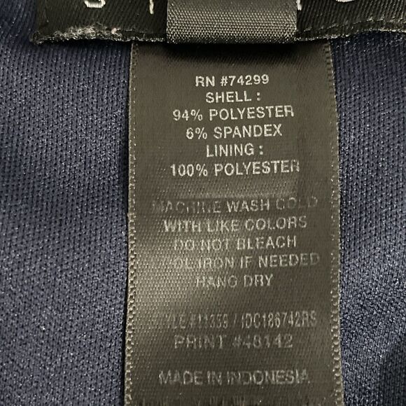 Enfocus Studio Blue Green Striped Dress Front Zip Midi Sleeveless Workwear Sz 6 - Picture 4 of 10